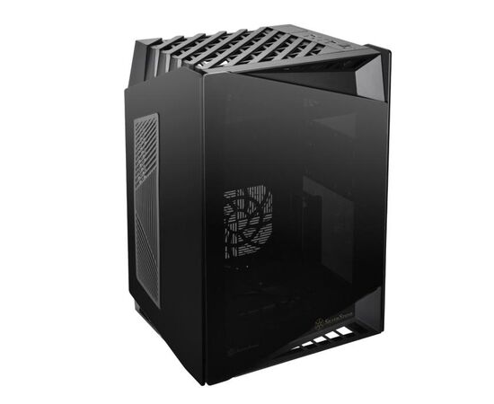  Корпус SilverStone SST-LD03B-AF TO-LD03-BK-GLASS AND AIR FLOW VENT-SST  (810256) 