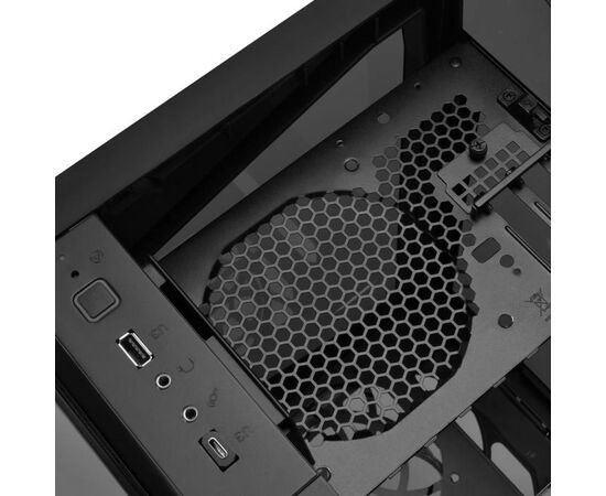  Корпус SilverStone SST-LD03B-AF TO-LD03-BK-GLASS AND AIR FLOW VENT-SST  (810256) 