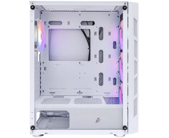 Корпус 1STPLAYER Firebase XP White (XP-WH-4F1-W) / ATX / 4x120mm LED fans 