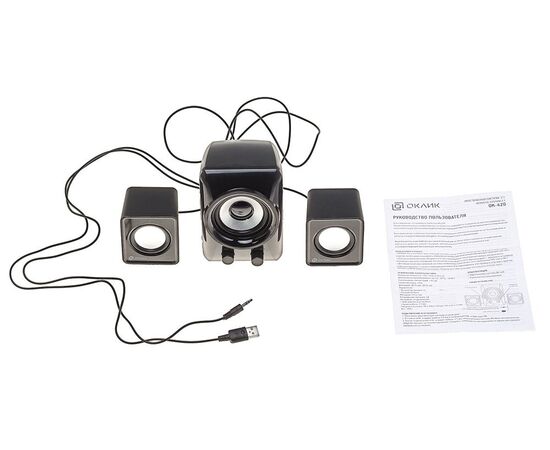  Колонки Oklick OK-420 черный 
