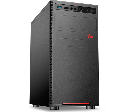  ПК IRU Home 310H6SE (2079980) MT PG G7400 (3.7) 8Gb SSD256Gb UHDG 710 FreeDOS GbitEth 400W черный 