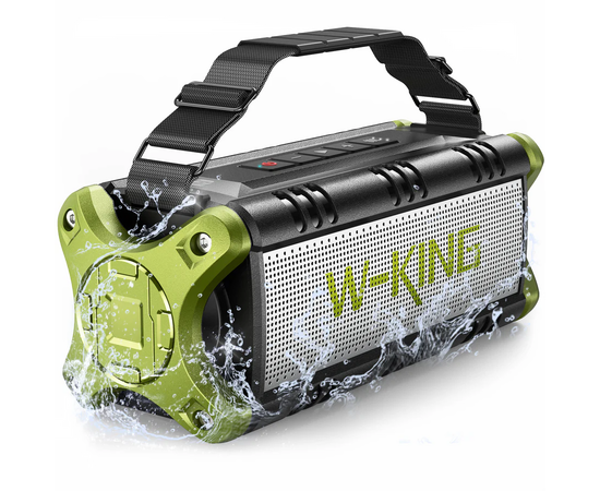  Портативная колонка W-King D8MIC (зеленый) 