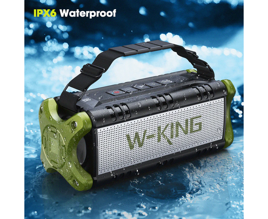  Портативная колонка W-King D8MIC (зеленый) 
